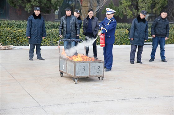 虎豹消防演习